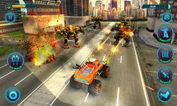 Iron Superhero Flying Robot Car: Grand City Battle imgesi 3