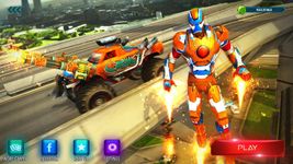 Iron Superhero Flying Robot Car: Grand City Battle imgesi 5