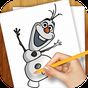Ikon apk Drawing Lessons Ollaf Frozen