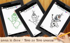 Drawing Lessons Ollaf Frozen imgesi 8