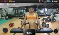 Captura de tela do apk Girl Fitness instructor 