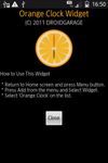 Картинка 2 Orange Clock Widget