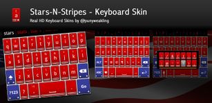 Captura de tela do apk Stars-n-Stripes Keyboard Theme 