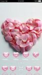 Pink Petals Heart Love Theme image 