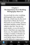 Captura de tela do apk Wedding Photography Guide 2