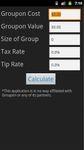 Captura de tela do apk Groupon Bill Calculator 1