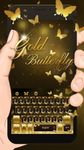 Gold Butterfly Shining Keyboard Theme image 1