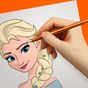 Ícone do apk How to Draw Cartoons - Frozen