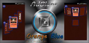 Картинка  TSF Shell Theme Orange Blue HD