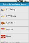 Captura de tela do apk Telugu TV Serials & Shows 