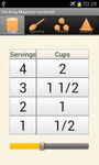 Captura de tela do apk Cooking Measure Converter 