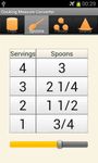 Captura de tela do apk Cooking Measure Converter 1