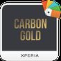 XPERIA™ Carbon Gold Theme APK