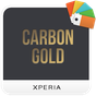 XPERIA™ Carbon Gold Theme APK