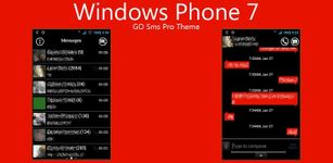 Captura de tela do apk Windows Phone 7 Red Go Theme 2