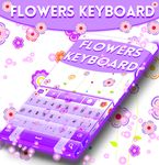 Çiçekler klavye teması imgesi 1