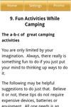 Captura de tela do apk Ultimate Guide: Family Camping 3