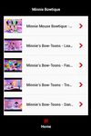Captura de tela do apk Minnie Mouse Bowtique Videos 