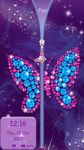 Diamond Butterfly Zipper Screen Lock image 