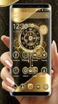 Imej Clock Luxury Gold Theme 