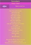 Descendants - Lyrics image 1