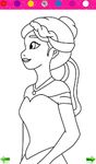 Frozen Princess Coloring afbeelding 10