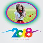 2018 New Year Photo Frames Greetings Wishes afbeelding 