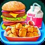 School Lunch Food - Burger, Popcorn Chicken & Milk APK icon