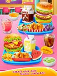 Картинка 6 School Lunch Food - Burger, Popcorn Chicken & Milk