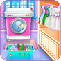 Olivia's washing laundry game apk icon