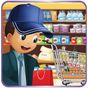 Supermarket boy food shopping Simgesi