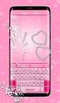 Картинка  Тема для клавиатуры Розовая бриллиантовая