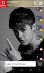 Captura de tela do apk GO SMS Pro Justin Bieber 2012 2