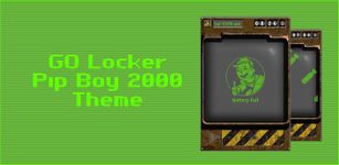 Captura de tela do apk Go Locker Pip Boy 2000 Theme 