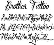 Картинка 7 дизайн татуировки надписи