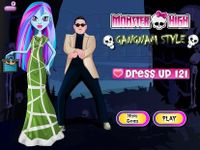 Captura de tela do apk Monster High Gangnam Style 