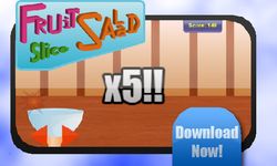 Captura de tela do apk Cooking Fruit Salad Slice Game 1