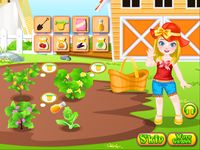 Little girl gry farm obrazek 3