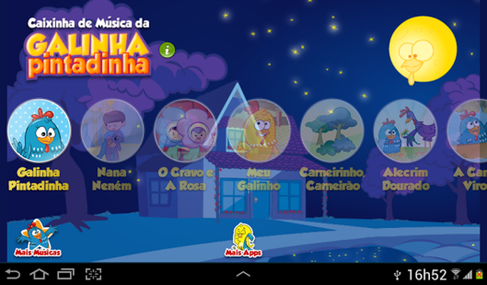 Caixinha de Música da Galinha Pintadinha para iPhone - Download