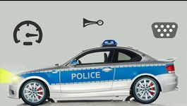 Toddler Kids Car Toy Police obrazek 4