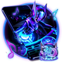 3D Neon Hologram DJ Music Theme APK