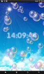 Bubbles & clock live wallpaper image 3