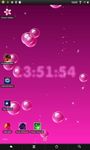 Bubbles & clock live wallpaper image 4