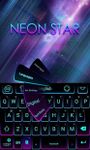 Neon Star Emoji Keyboard Theme Bild 2