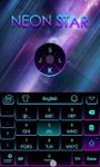 Gambar Neon Star Emoji Keyboard Theme 3