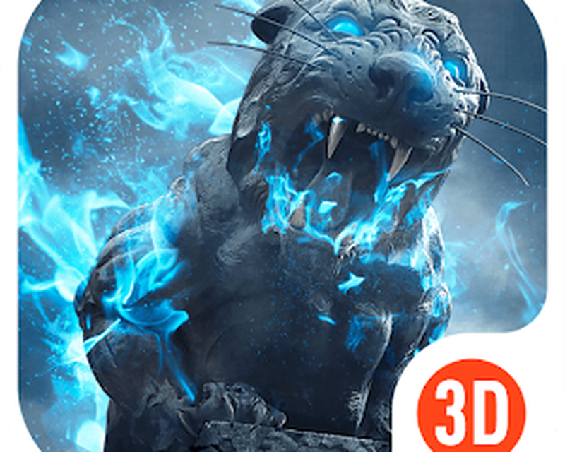 3d Theme Roaring Lion 3d Wallpapericon Android Free