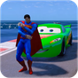 Superheroes Cars Lightning: Top Speed Racing Games APK