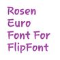 Rosen Euro Flipfont apk icon