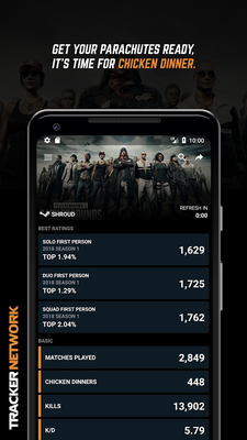 Trn Fortnite Destiny 2 And Pubg Stats Companion Android Free - screenshots of trn fortnite destiny 2 and pubg stats companion