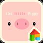 little piggy pink dodol theme apk icon